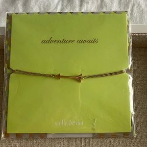 Stella & Dot Arrow Wishing Bracelet NWT